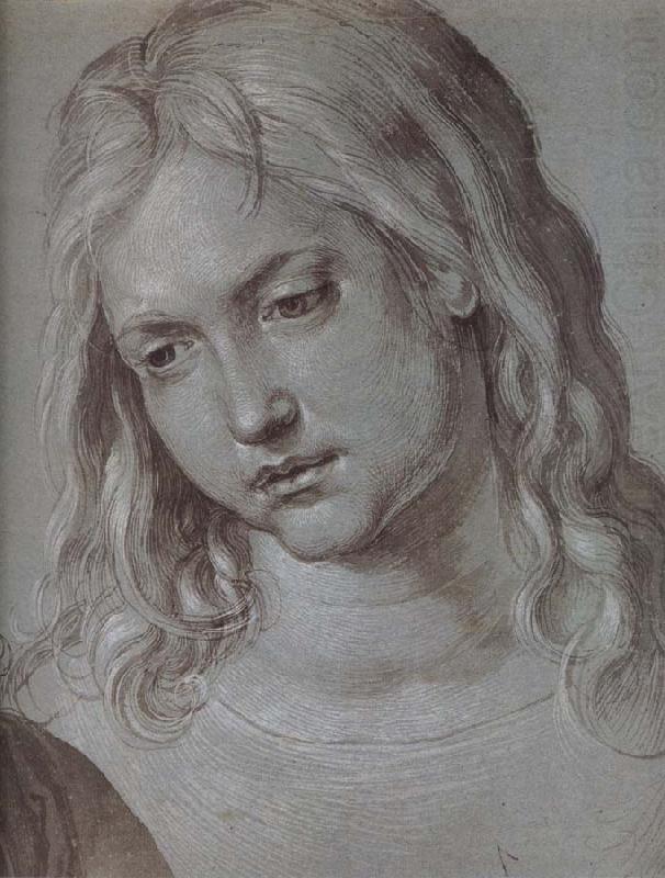 THe Head of christ at age twelve, Albrecht Durer